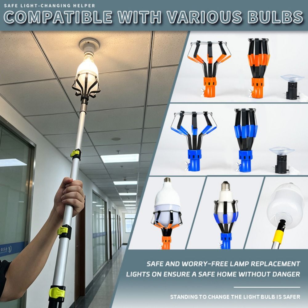 Fishing Rod Telescopic - 전문 전구 교체기 알루미늄 합금 텔레스코픽