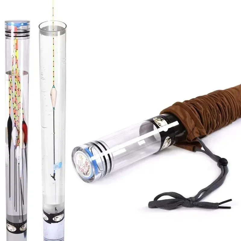 Fishing Rod Casting - 1개입 투명 펠릿 와글러 플로트, 누수
