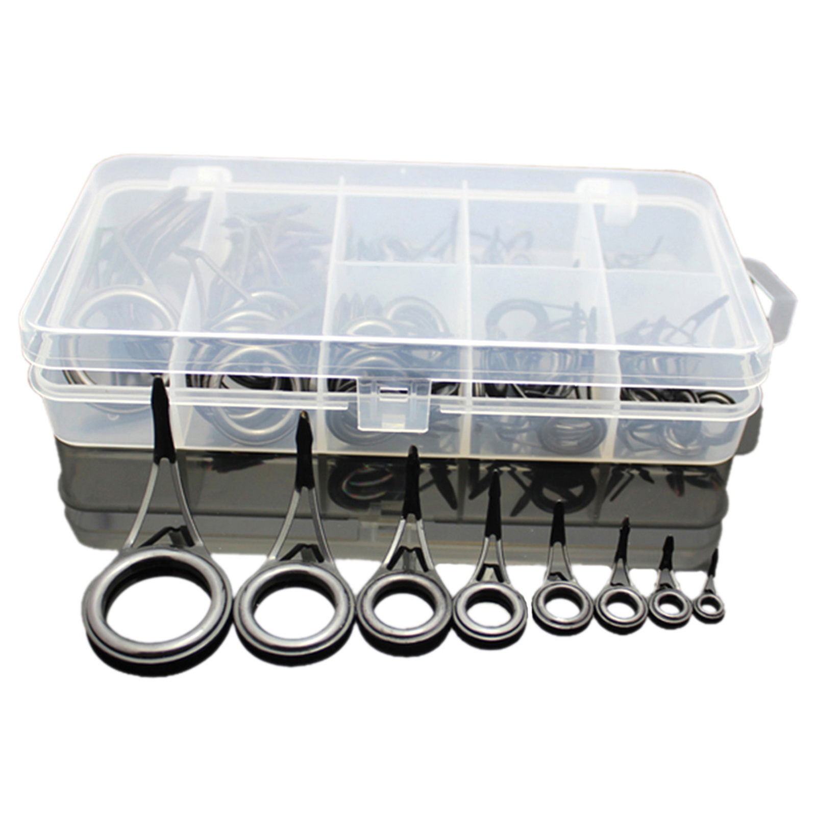 Fishing Rod Repair Kit - 75pcs 다양한 크기 낚싯대 가이드 팁