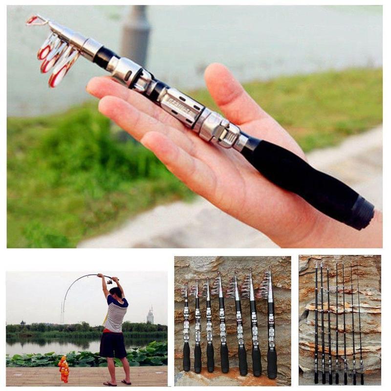 Fishing Rod Casting - 1M 조정 가능한 텔레스코픽 낚싯대 실용적인