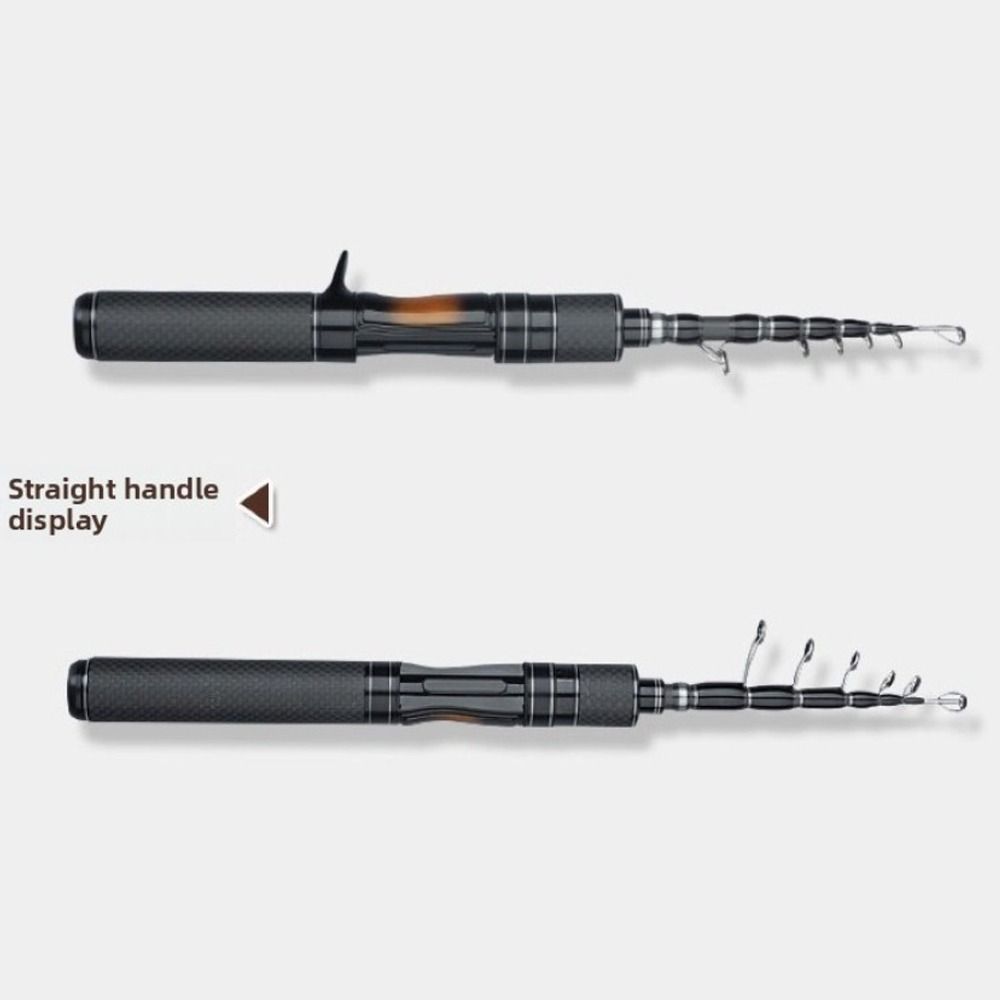 Fishing Rod Telescopic - 카본 핸들 텔레스코픽 낚싯대 솔리드 팁