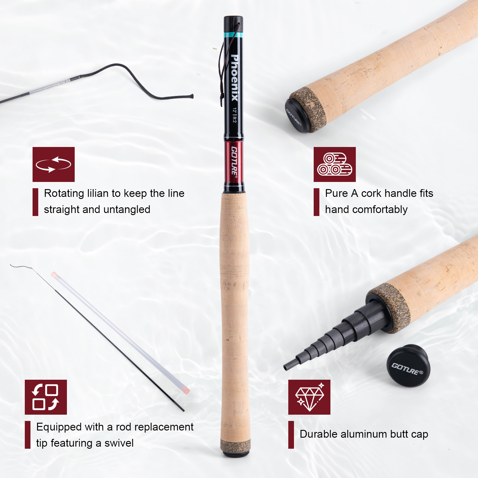 고투어 3.6m 텐카라 낚싯대 세트 (예비 팁 섹션 및 - Fishing Rod Tip Replacement 리뷰 및 가격