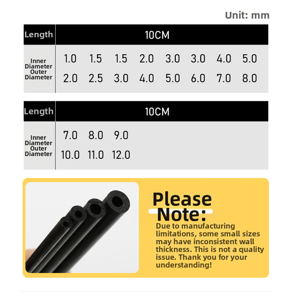 낚싯대 수리용 10cm 블랙 중공 탄소 섬유 튜브, 강 - Fishing Rod Tip Replacement 리뷰 및 가격