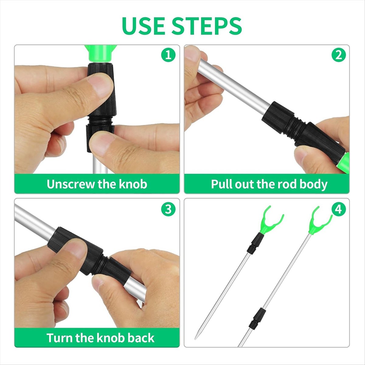 [대세일] 지상용 낚싯대 거치대, 확장형 텔레스코픽 낚 - Fishing Rod Holder 리뷰 및 가격